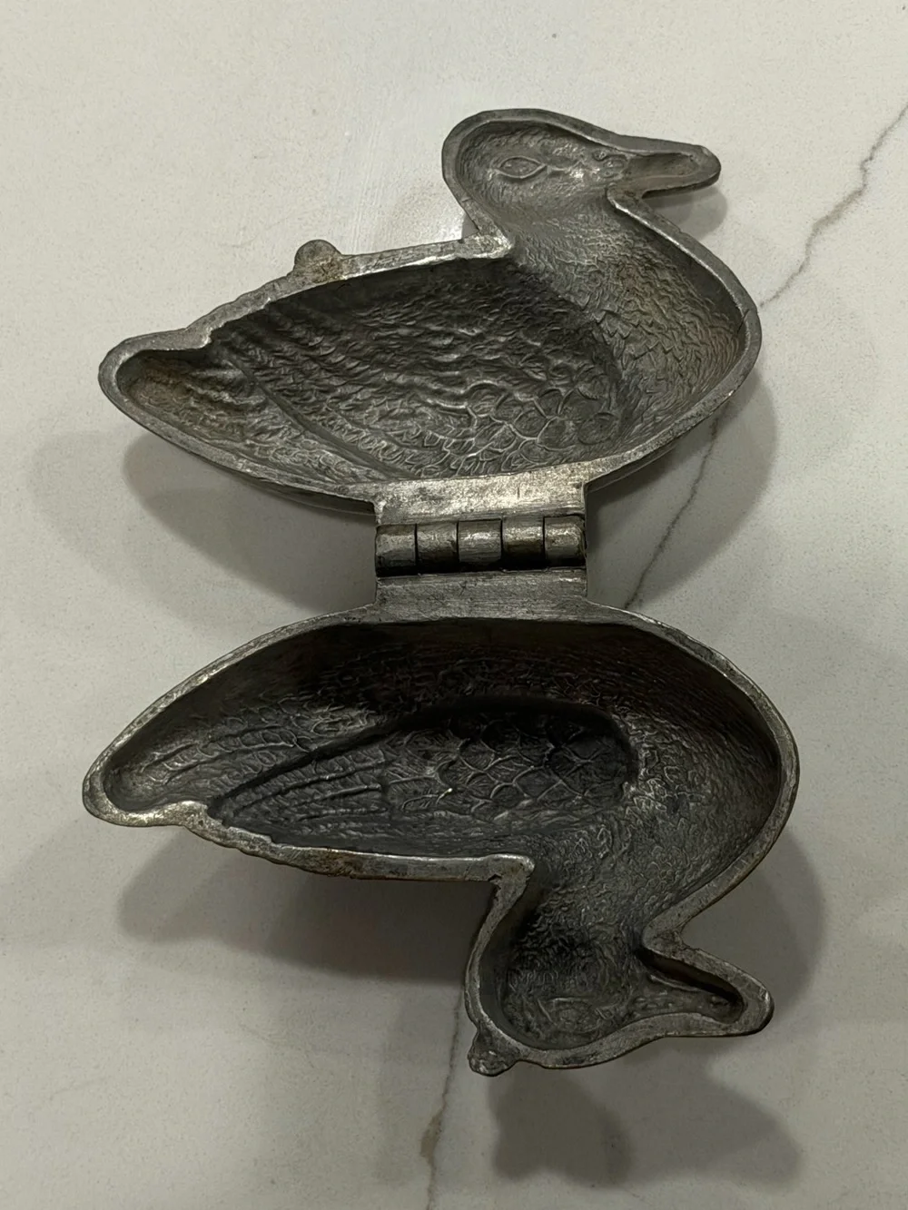 Antique Schall & Co. Pewter Duck Chocolate / Ice Cream Mold